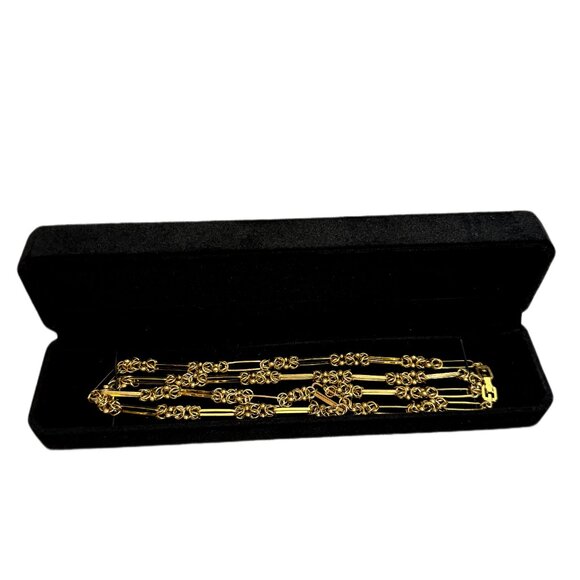 SOLD! GIVENCHY G Link Long Necklace - Picture 2 of 3